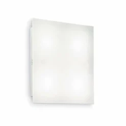 Plafonnier Ideal Lux FLAT Blanc, 4 lumières
