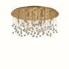 Plafonnier Ideal Lux MOONLIGHT Champagne, Aspect cristal, 15 lumières
