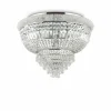 Plafonnier Ideallux DUBAI Chrome, 24 lumières