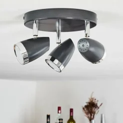 Plafonnier Idlewild LED Noir, 3 lumières