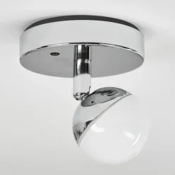 Plafonnier iDual Olivine LED Chrome, 1 lumière, Télécommandes, Changeur de couleurs