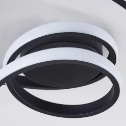 Plafonnier Ignal LED Noir, 1 lumière