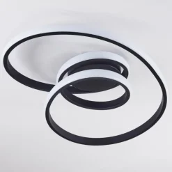 Plafonnier Ignal LED Noir, 1 lumière