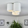 Plafonnier Ililai Blanc, 3 lumières