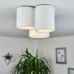 Plafonnier Ililai Blanc, 3 lumières