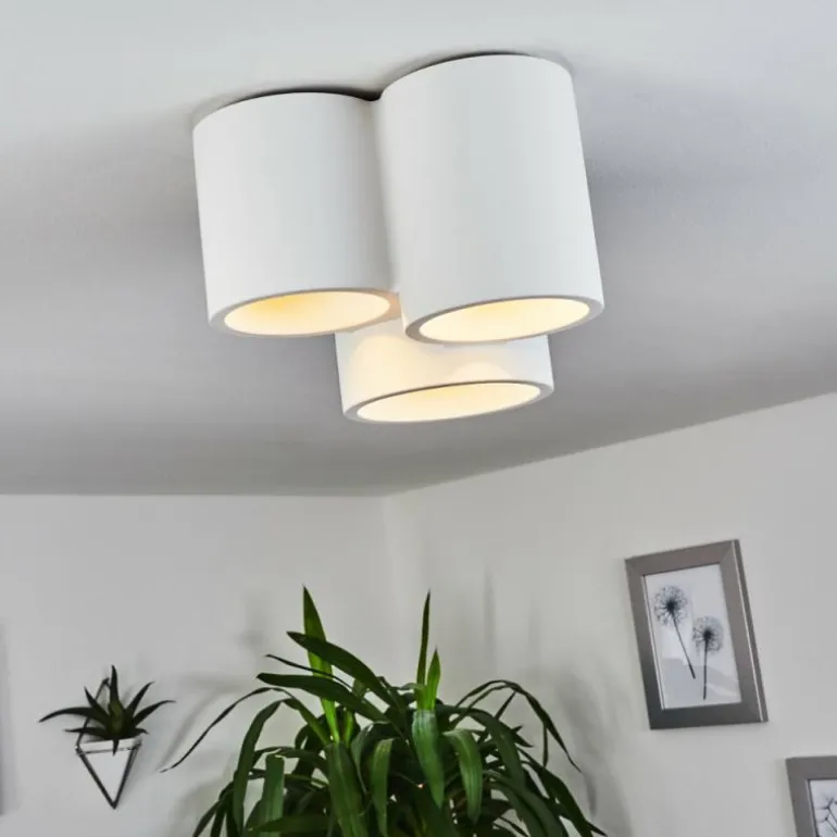Plafonnier Ililai Blanc, 3 lumières