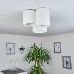 Plafonnier Ililai Blanc, 3 lumières