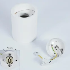 Plafonnier Ililai Blanc, 1 lumière