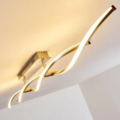 Plafonnier Imatro LED Nickel mat, 2 lumières