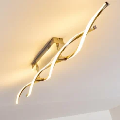 Plafonnier Imatro LED Nickel mat, 2 lumières