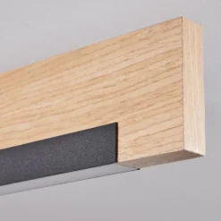 Plafonnier Inzino LED Écru, Noir, 2 lumières