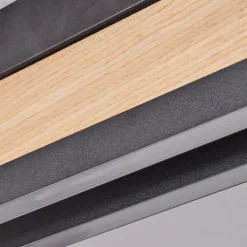 Plafonnier Inzino LED Écru, Noir, 2 lumières