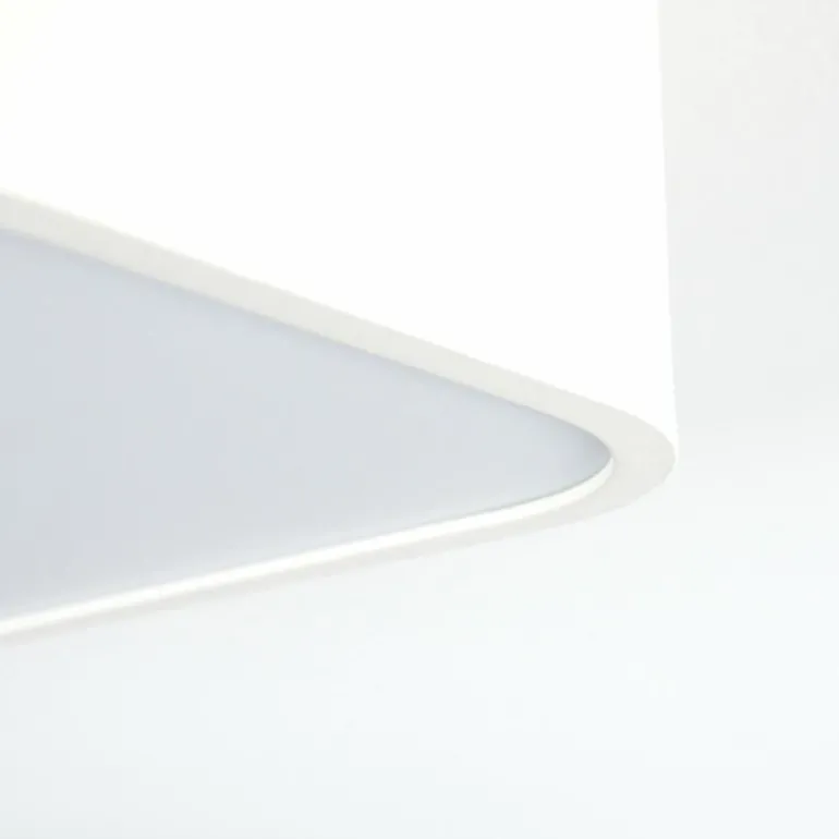 Plafonnier Iriondo LED Blanc, 1 lumière, Télécommandes