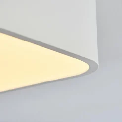 Plafonnier Iriondo LED Blanc, 1 lumière, Télécommandes