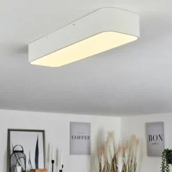 Plafonnier Iriondo LED Blanc, 1 lumière, Télécommandes