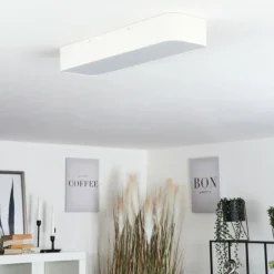 Plafonnier Iriondo LED Blanc, 1 lumière, Télécommandes
