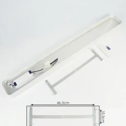 Plafonnier Iriondo LED Blanc, 1 lumière, Télécommandes