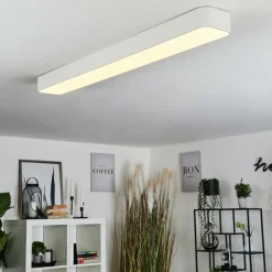 Plafonnier Iriondo LED Blanc, 1 lumière, Télécommandes