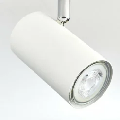 Plafonnier Javel Chrome, Blanc, 6 lumières