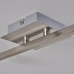 Plafonnier Javel Chrome, Nickel mat, 6 lumières