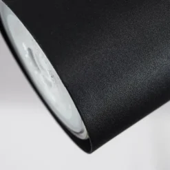 Plafonnier Javel Chrome, Noir, 6 lumières