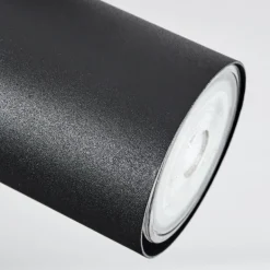 Plafonnier Javel Chrome, Noir, 4 lumières