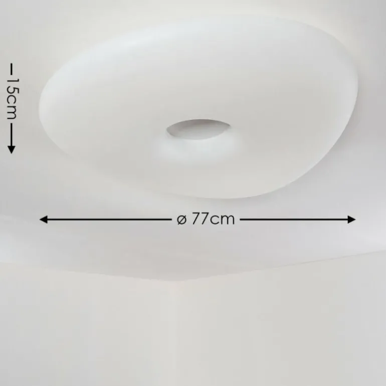 Plafonnier Jelsa Blanc, 1 lumière