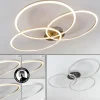 Plafonnier Johsa LED Nickel mat, Argenté, 3 lumières