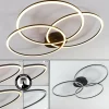 Plafonnier Johsa LED Noir, 3 lumières