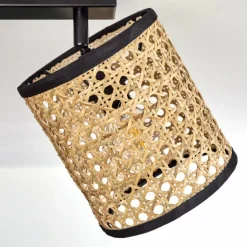 Plafonnier Jonas Noir, 3 lumières