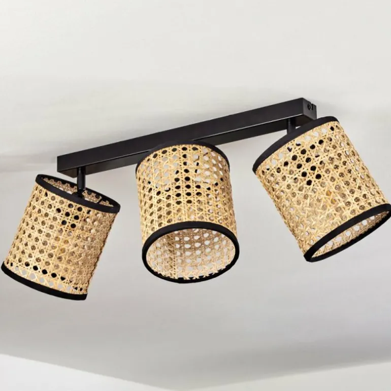 Plafonnier Jonas Noir, 3 lumières