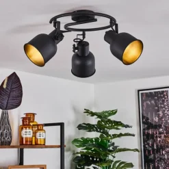 Plafonnier Juliboy Noir, 3 lumières