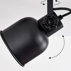 Plafonnier Juliboy Noir, 3 lumières