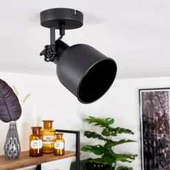 Plafonnier Juliboy Noir, 1 lumière