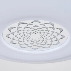 Plafonnier Kaas LED Chrome, Blanc, 1 lumière