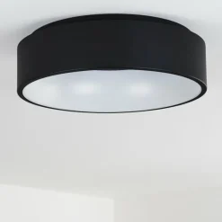 Plafonnier Kampal LED Noir, 1 lumière