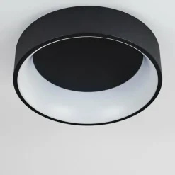 Plafonnier Kampal LED Noir, 1 lumière