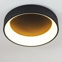 Plafonnier Kampala LED Noir, 1 lumière