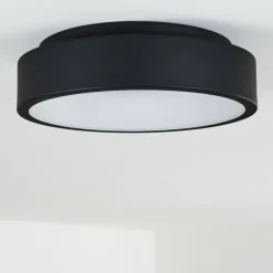 Plafonnier Kampala LED Noir, 1 lumière