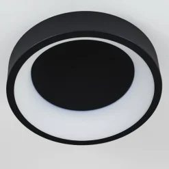 Plafonnier Kampala LED Noir, 1 lumière