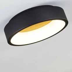 Plafonnier Kampala LED Noir, 1 lumière