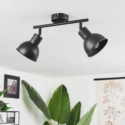 Plafonnier Kansela Noir, 2 lumières