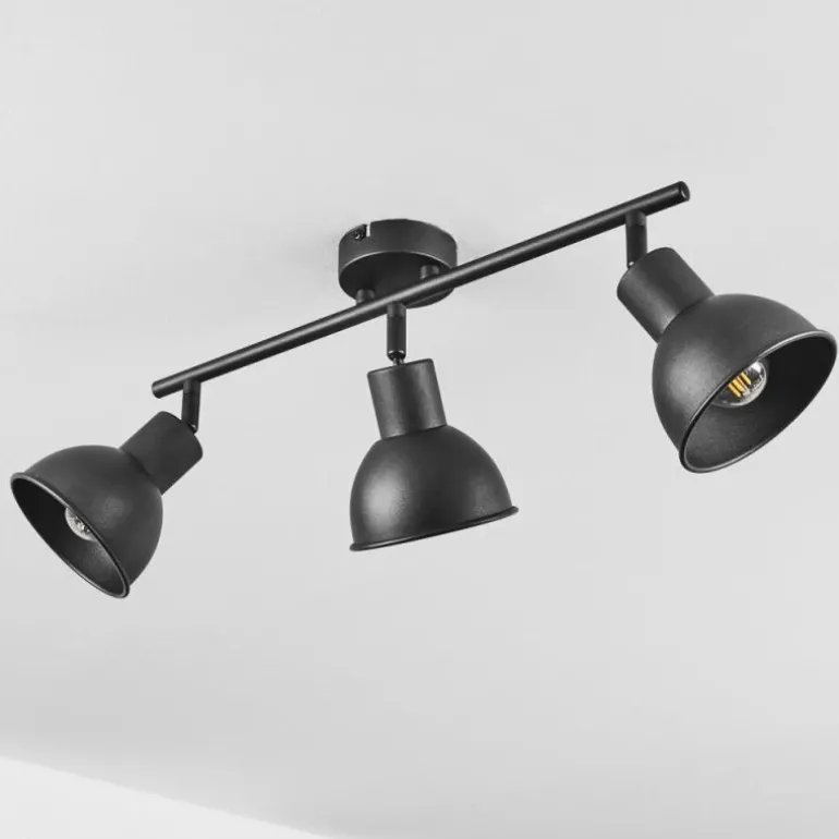 Plafonnier Kansela Noir, 3 lumières