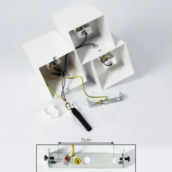 Plafonnier Karaka Blanc, 3 lumières