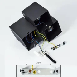 Plafonnier Karaka Noir, 3 lumières