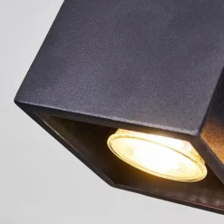 Plafonnier Karaka Noir, 3 lumières