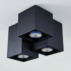 Plafonnier Karaka Noir, 3 lumières