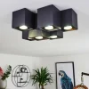 Plafonnier Karaka Noir, 6 lumières