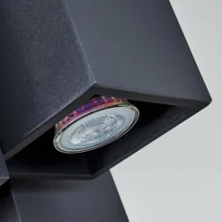 Plafonnier Karaka Noir, 6 lumières