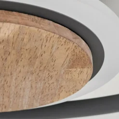 Plafonnier Kassambene LED Anthracite, Écru, 1 lumière